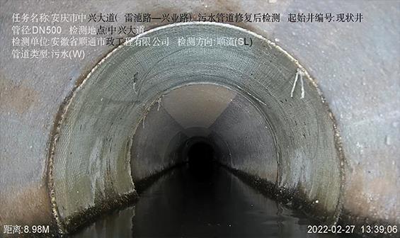 中興大道（雷池路-興業(yè)路）污水管道修復(fù)工程