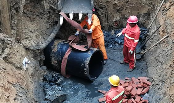 安慶市文苑路神靈潭橋南側污水管網(wǎng)搶險工程