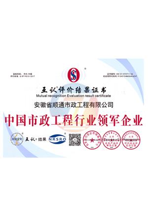 中國(guó)市政工程行業(yè)領(lǐng)軍企業(yè)